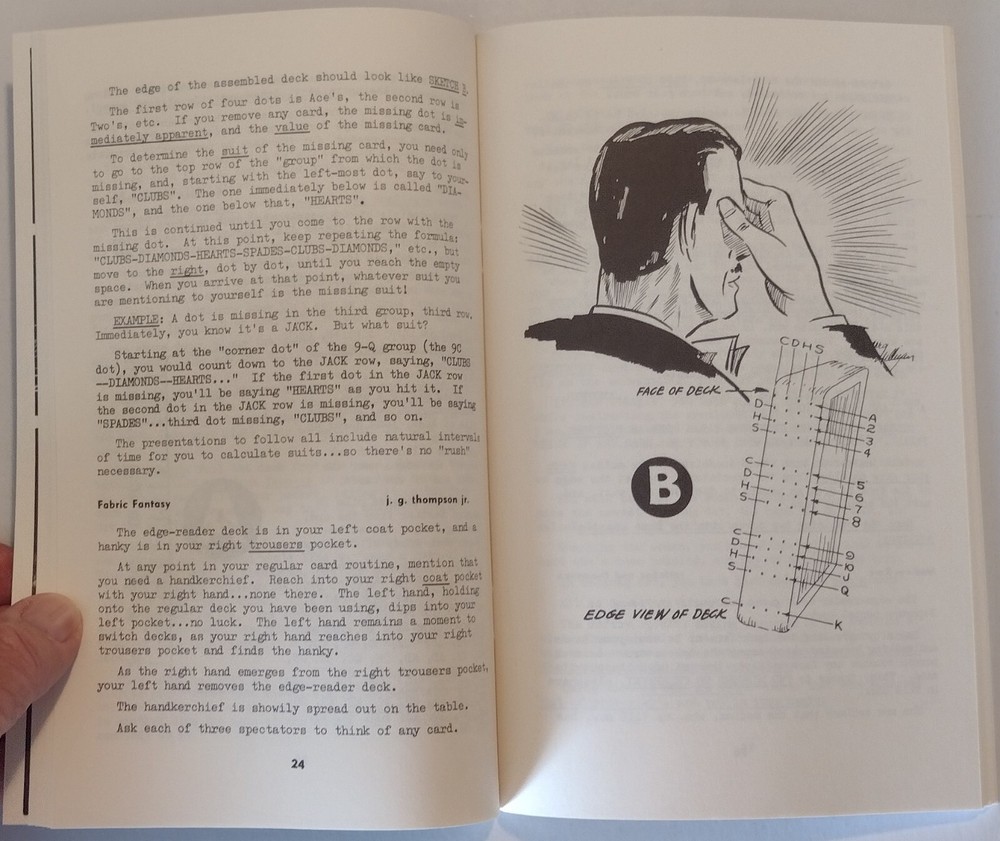 VINTAGE Between Two Minds by J.G. Thompson & Ned Rutledge Magic Book