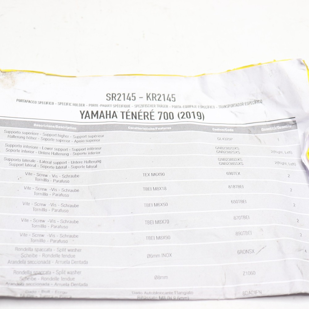Rear Rack SR2145-KR2145 - Hardware Only