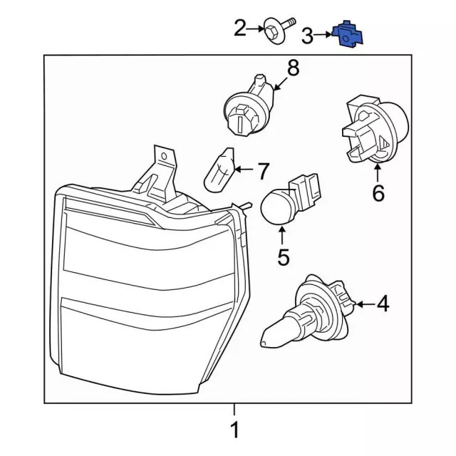Genuine Mount Panel Clip W710793-S439