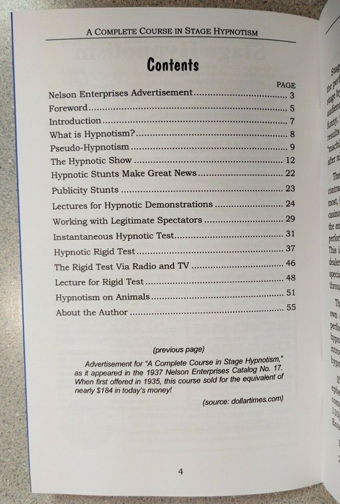 A Complete Course in Stage Hypnotism by Robert A. Nelson