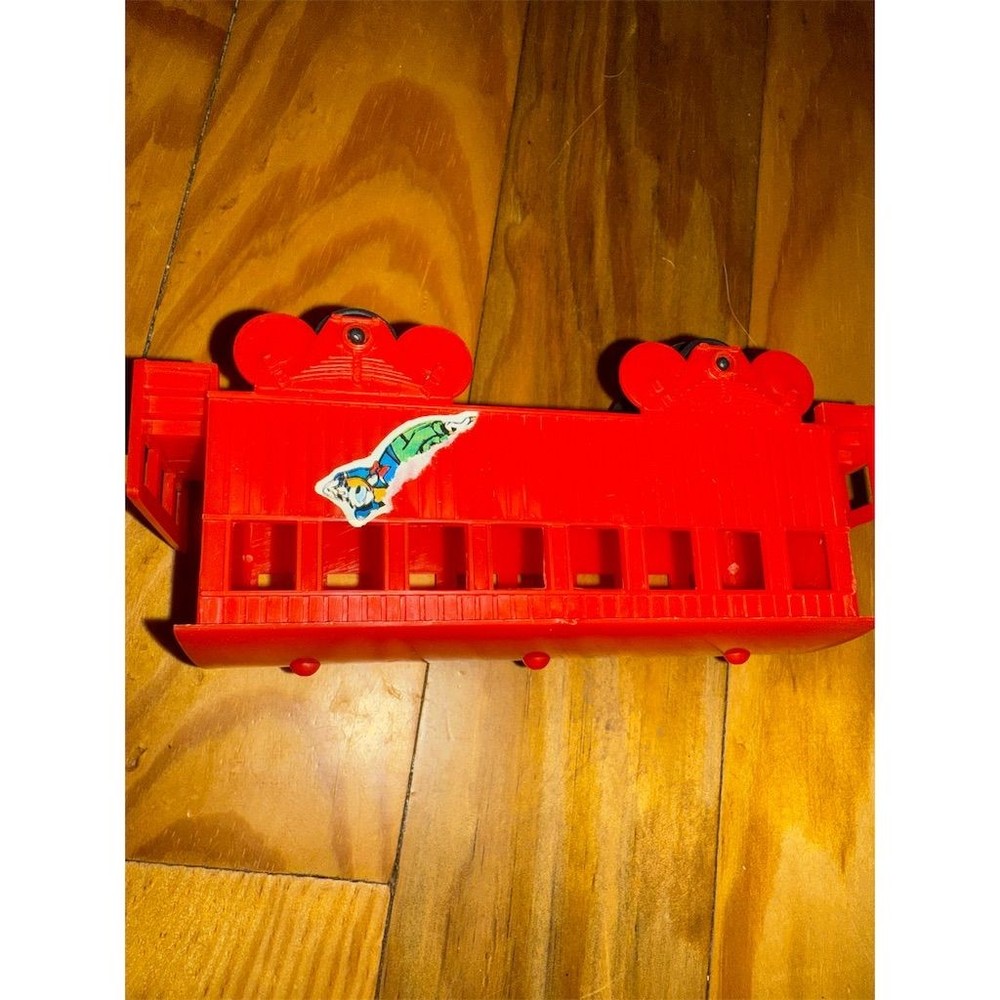 Vtg Disney Mickey Mouse Durham Western Battery Train Incomplete 1 car missing