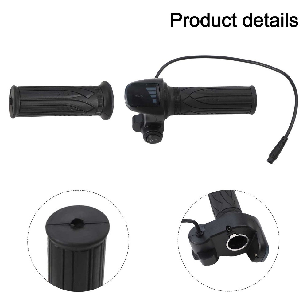 Electric Scooter Throttle 6 Pin Interface With Power Off Switch For E Bikes