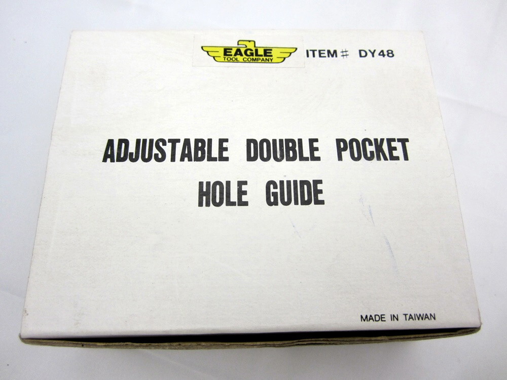 Eagle Adjustable Double Pocket Hole Guide with Step Bit DY38 DY48