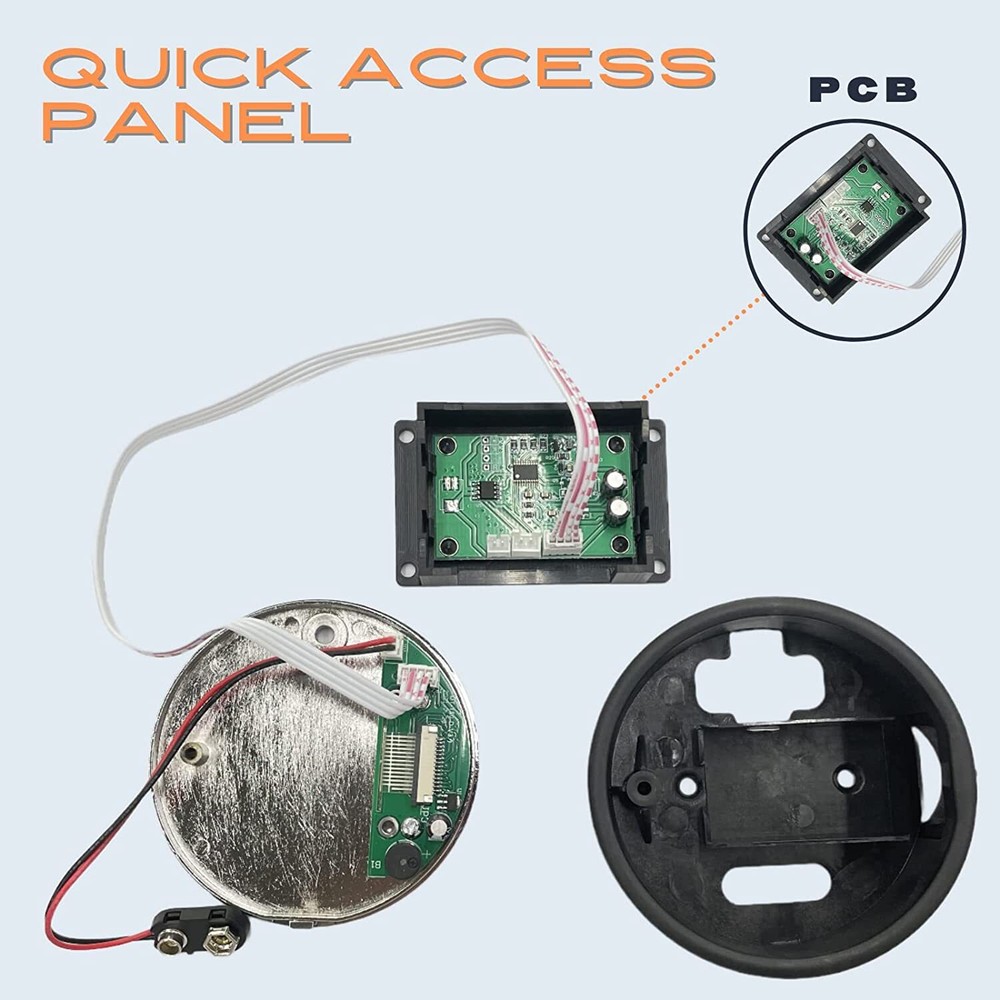 Replace Mesa MSL 500 Safe Lock Solenoid Electronic Lock with 2 Override Keys