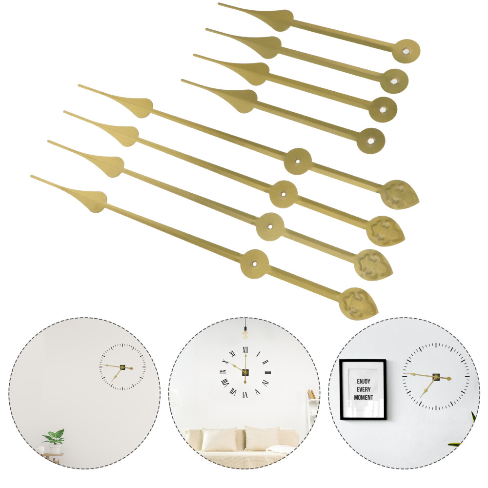 4pcs Mute Clock Hands Replaceable Clock Parts Precision Quartz Clock Hands