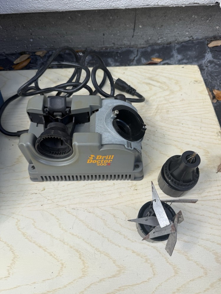 Drill Doctor 500X Drill Bit Sharpener w/ Case – Tested Working