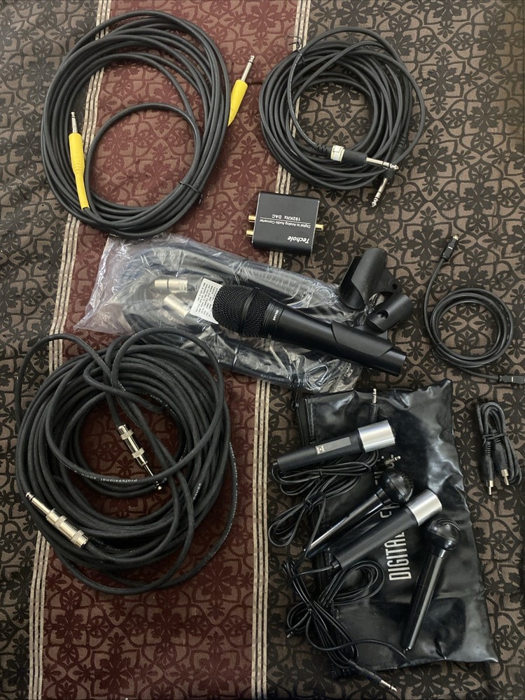 Audio & Karaoke Gear Bundle – Mics, Cables, & DAC