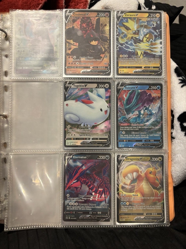 Pokemon Cards In Binder