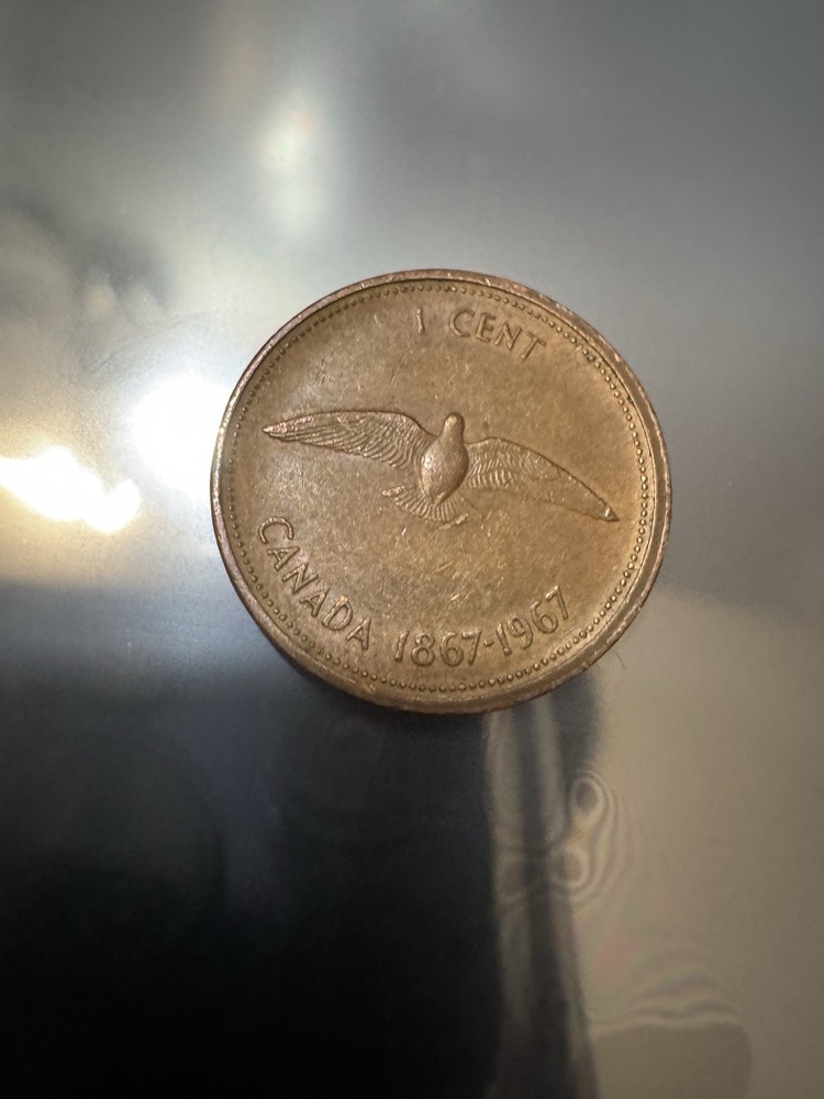1967 ELIZABETH II CANADA SMALL CENT SKU:7