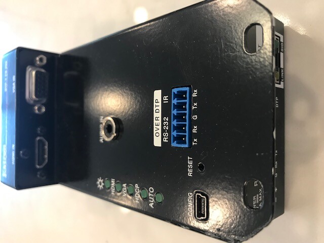 Extron, DTP T FB 232, Two Input DTP Transmitter with Audio Embedding for Floor B