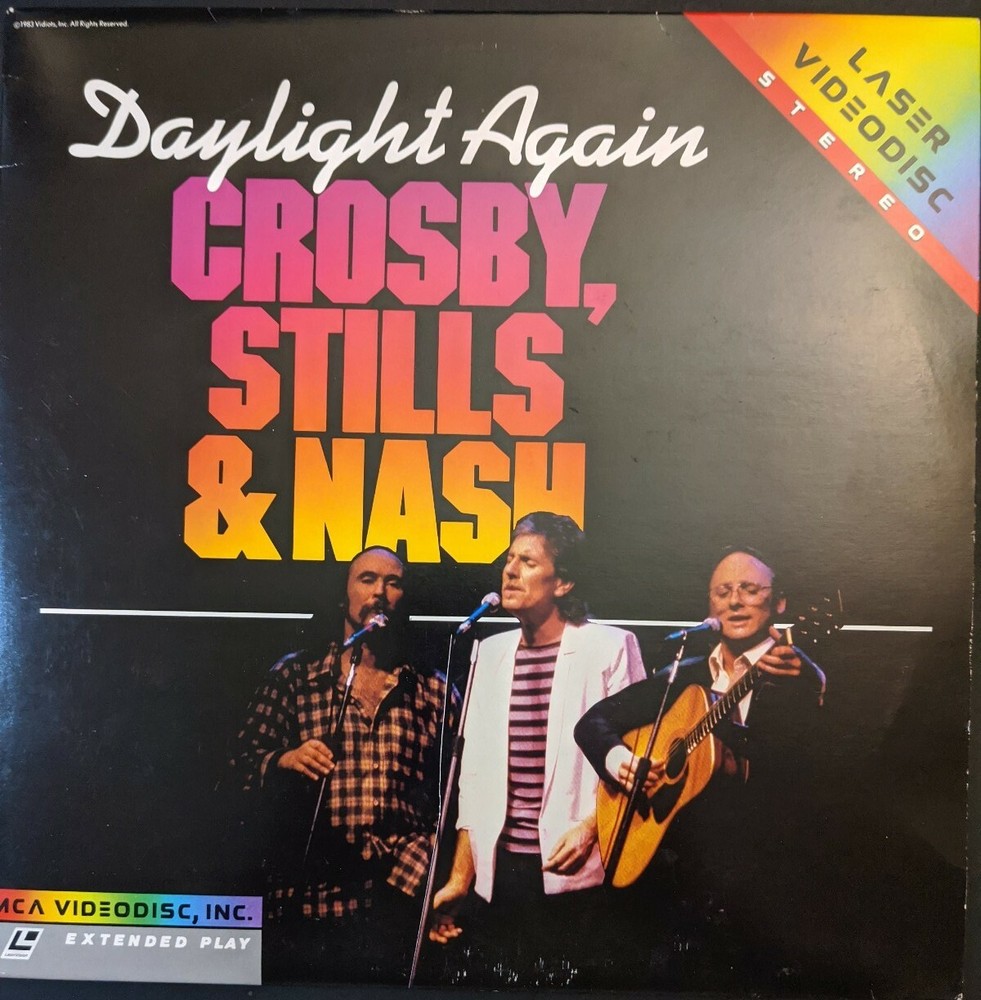 Crosby, Stills & Nash Daylight Again Laserdisc NM Condition