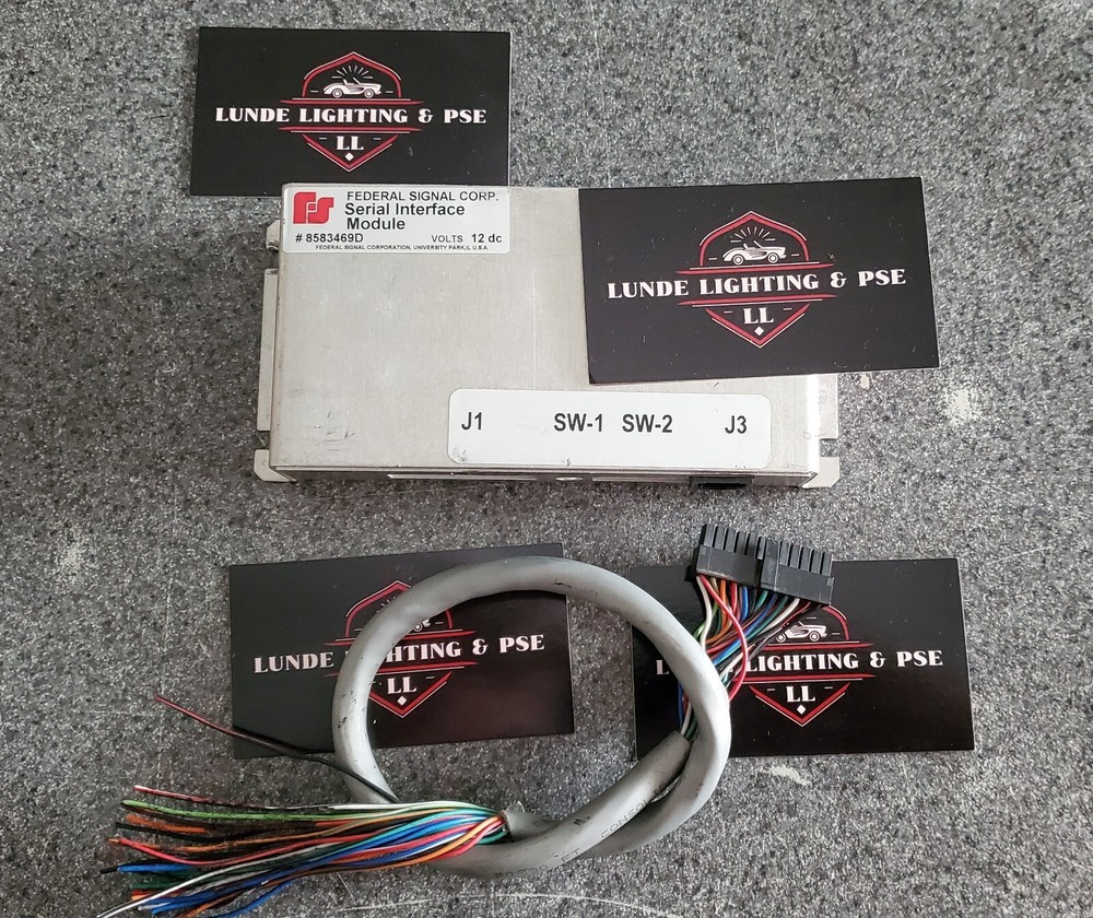 Federal Signal Serial Interface Module Valor ILS Integrity Lightbars...