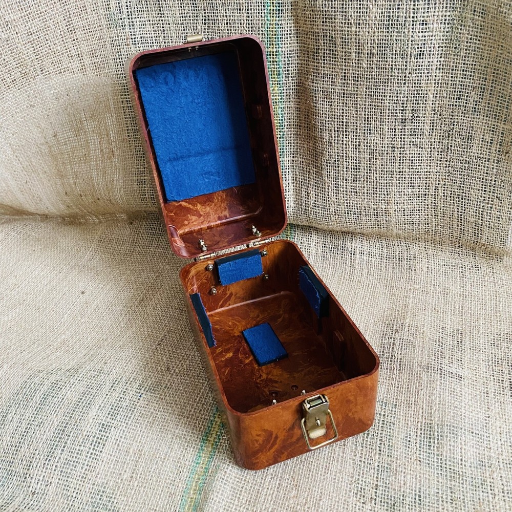 Soviet Bakelite box. Russian Shells/cartridges storage container. Ammo box USSR.