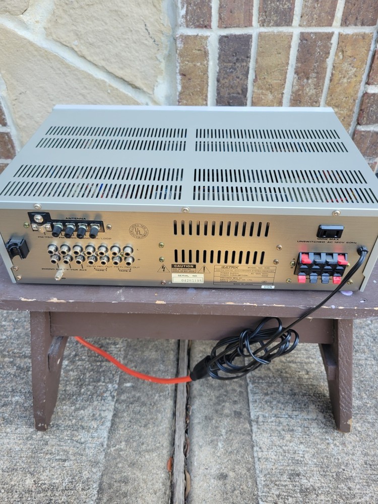 Ultrx R35 receiver by Sanyo, Working