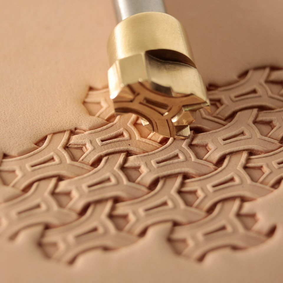 Armor Scale Leather Crafting Stamp Tool Crafts Brass Saddle Making Stamps #404