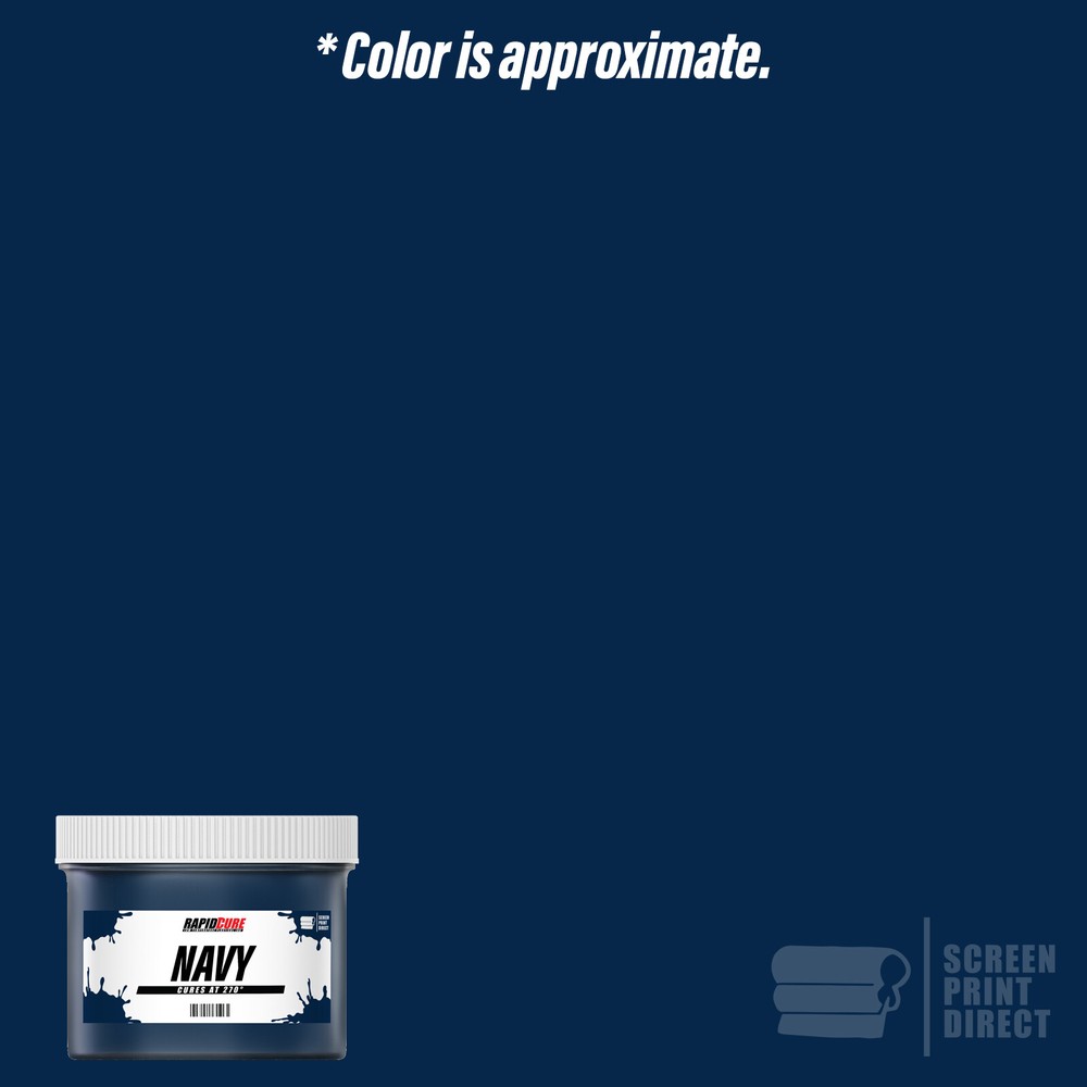 Navy Blue - Screen Printing Plastisol Ink - Low Temp Cure 270F - All Sizes