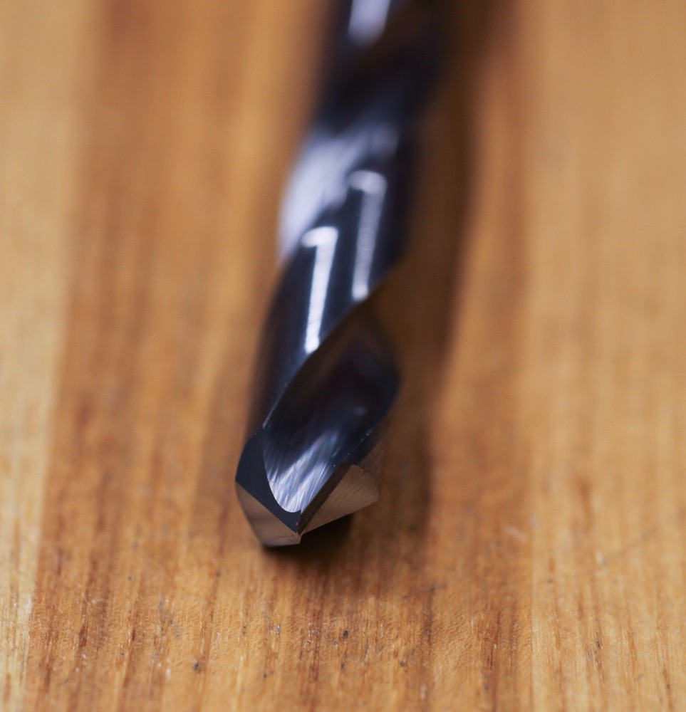 DRILL MONSTER Jobber Drill Bit, Solid Carbide, Bright, 1/2", 450-105000