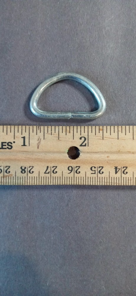 1-3/4" Steel D-Rings 12 Pack