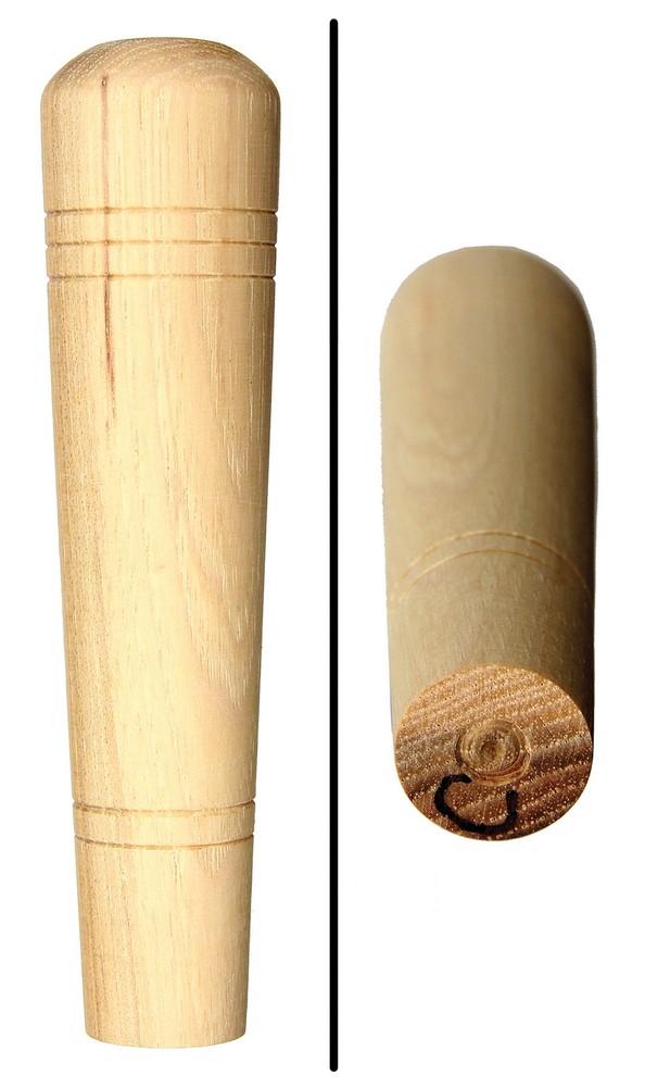 Amish Turned Hickory Socket Tang Chisel Handle - Style THC - mjdtoolparts
