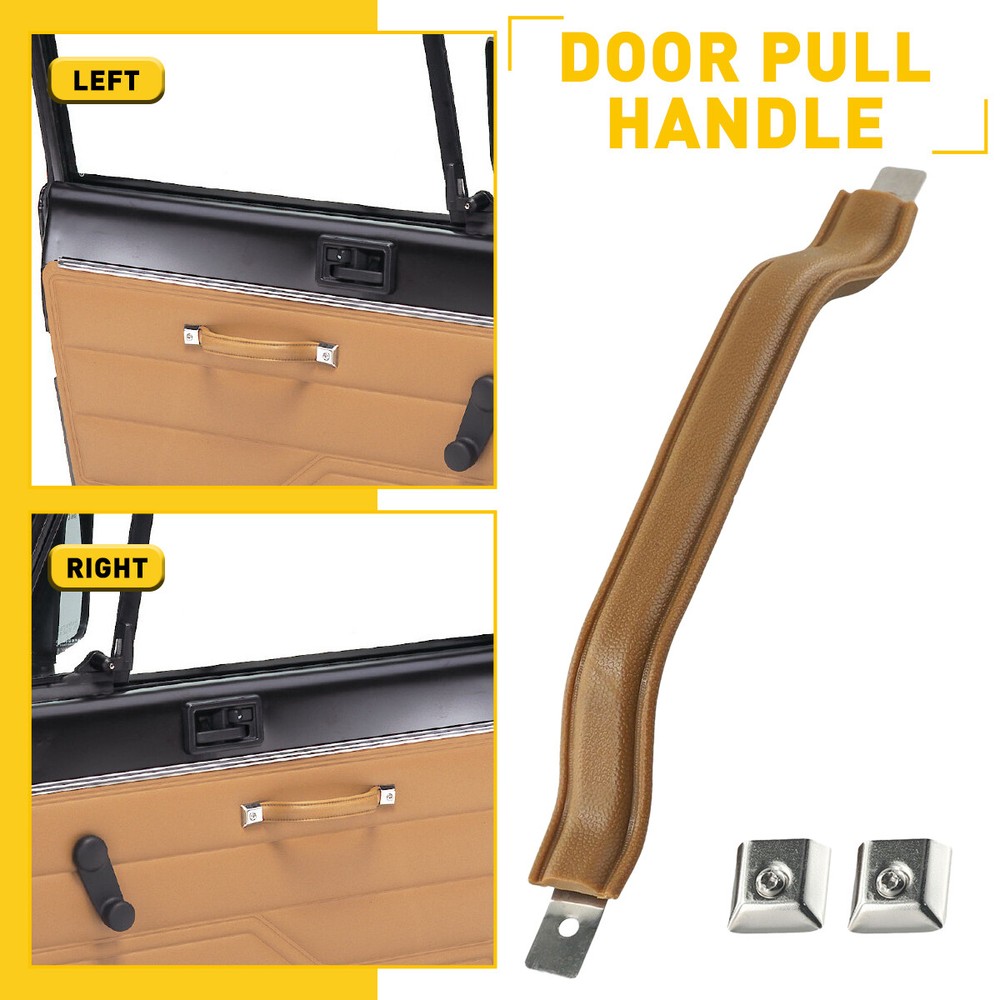 For 1987-1995 Wrangler YJ Interior Door Pull Handle Driver / Passenger Spice Tan
