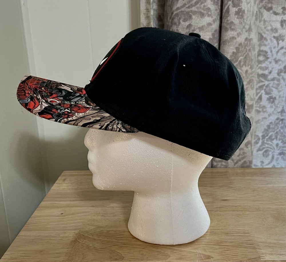Marvel Deadpool Comic Strip Hat Cap Flatbill Snapback