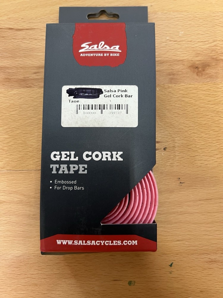 SALSA Gel Cork  Handlebar Bar Tape ~ Pink