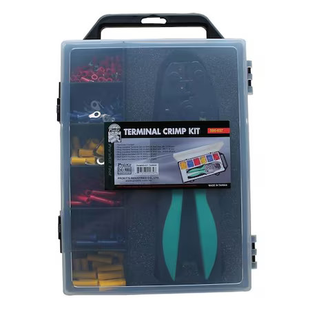 Eclipse 500-037 Vinyl Wire Termination Kit 176 Piece W/Tool