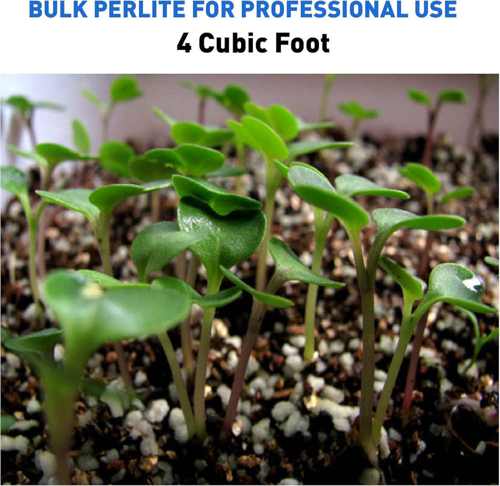 Supreme Perlite Medium Horticultural Grade Expanded Perlite – 4 Cubic Foot – 113