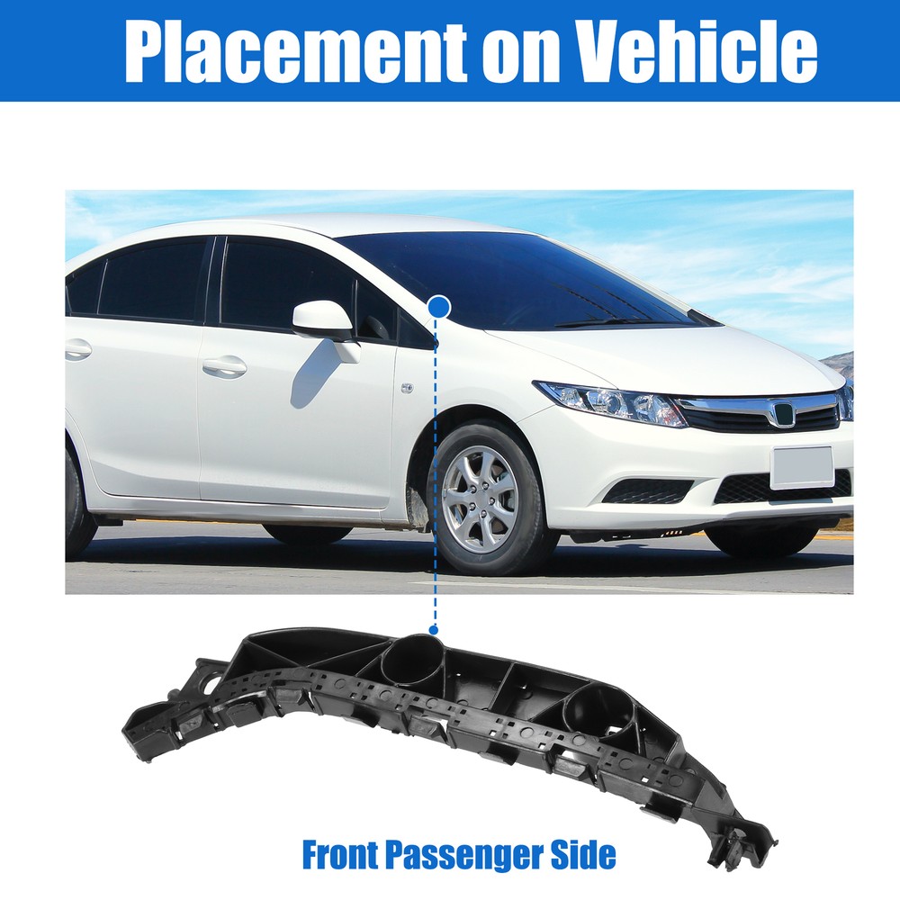Right Side Front Bumper Mounting Support Bracket for Honda Civic 2005-2011