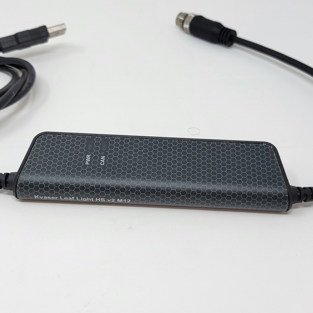 Kvaser Leaf Light HS V2 M12 USB to CAN Bus Interface, Marine Version