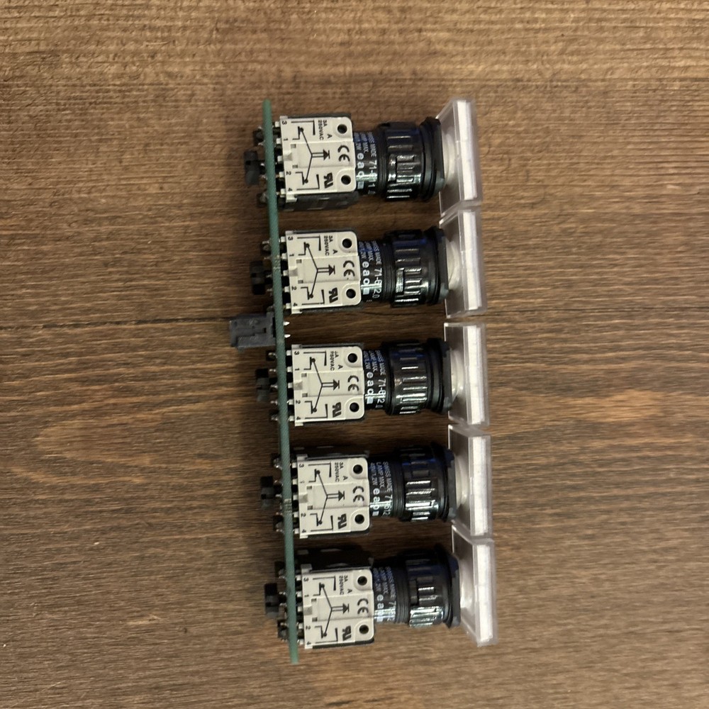 Raffenday Emergency Services Switch Panel with Swiss EAO Illuminated Switches