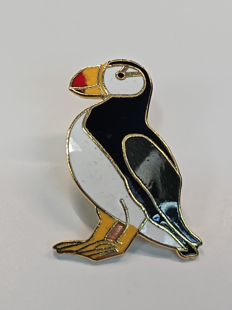 Puffin Bird Lapel Pin Nice Enamel