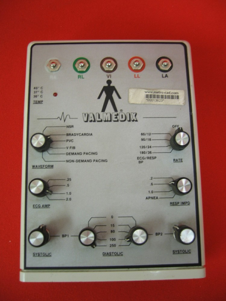 VALMEDIX EKG SIMULATOR 400 & 700 SERIES