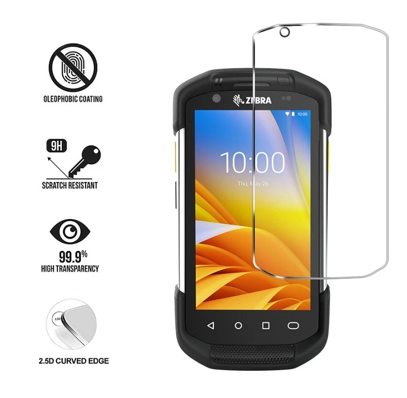 10PCS Tempered Glass Screen Protector for Motorola Zebra Symbol TC77 TC70 TC75