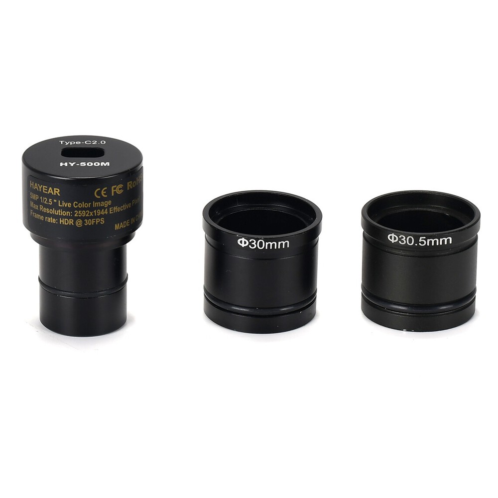 HD USB Electronic Digital Eyepiece 5MP CMOS Microscope Camera Ocular Adapter