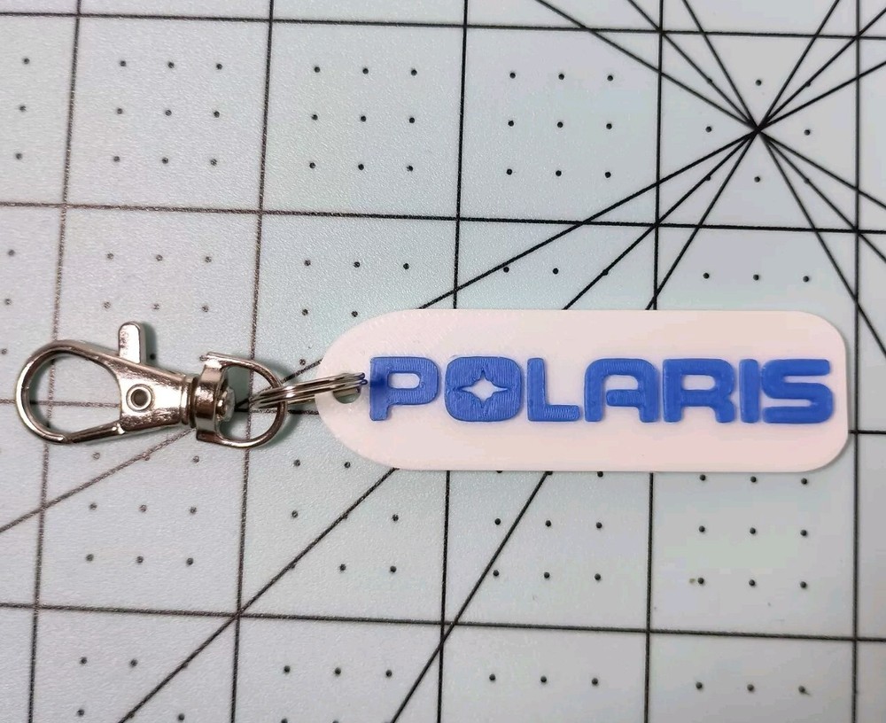 Polaris Logo Keychain 3d Printed