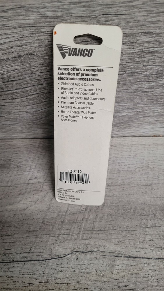 Vanco DC Blocking Adapter 120112 - New in Package