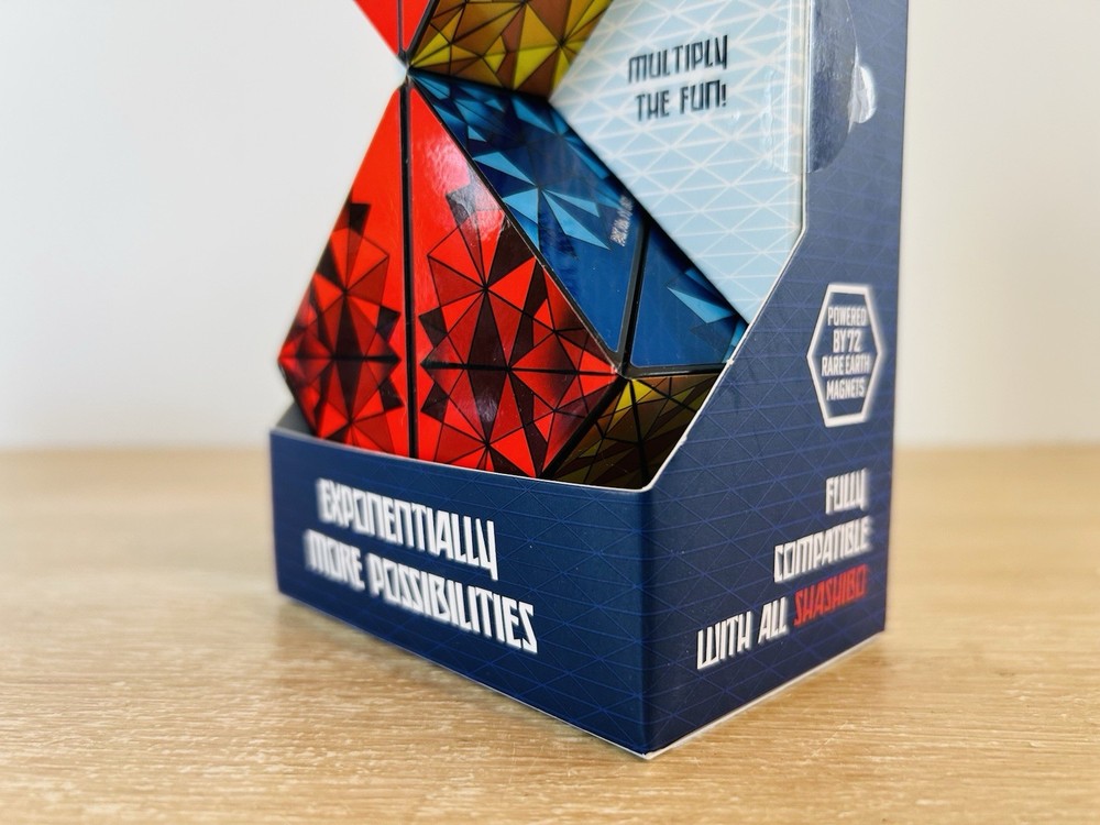 Shashibo Squared Puzzle Cube NOTE See Pics Torn Packaging