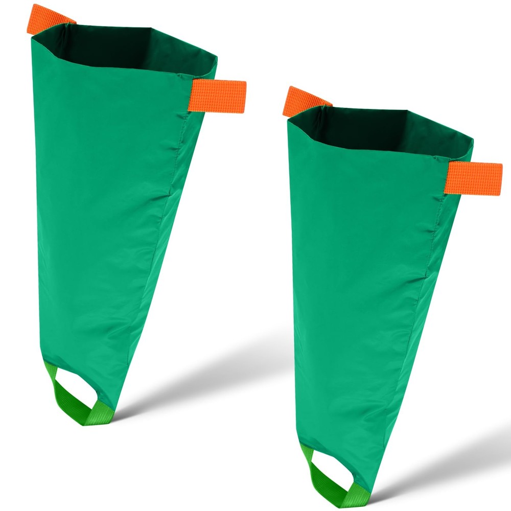 Threlaco 2 Pcs Easy Slide Compression Stocking Aid Sock Open Plus Size, Green