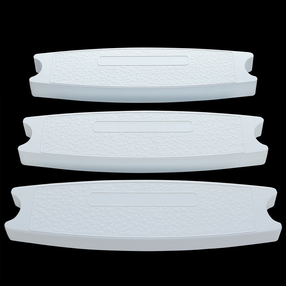 3Pcs Swimming Pool Molded Plastic Replacement Ladder Rung Steps