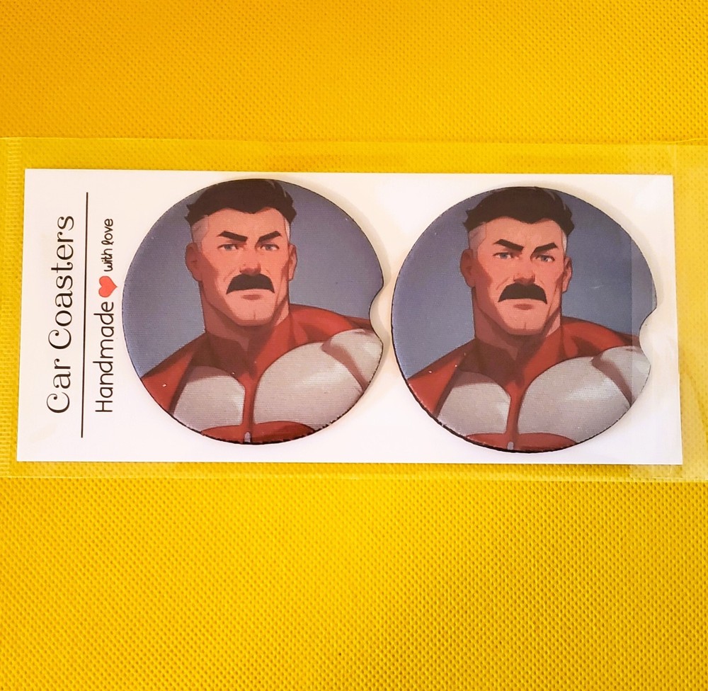 Invincible car coasters