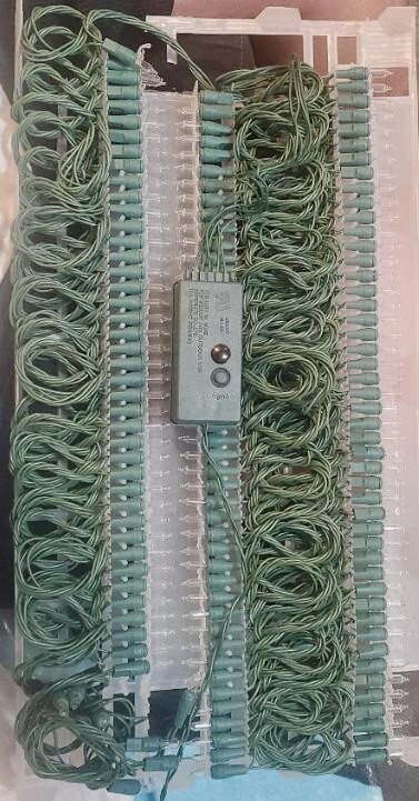 Vintage NOVA Light Waves, W/Remote Set 140 Lights Seven Function Works-Tested