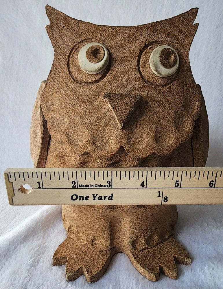 Handcrafted Clay/Pottery Owl Planter Pot Decor