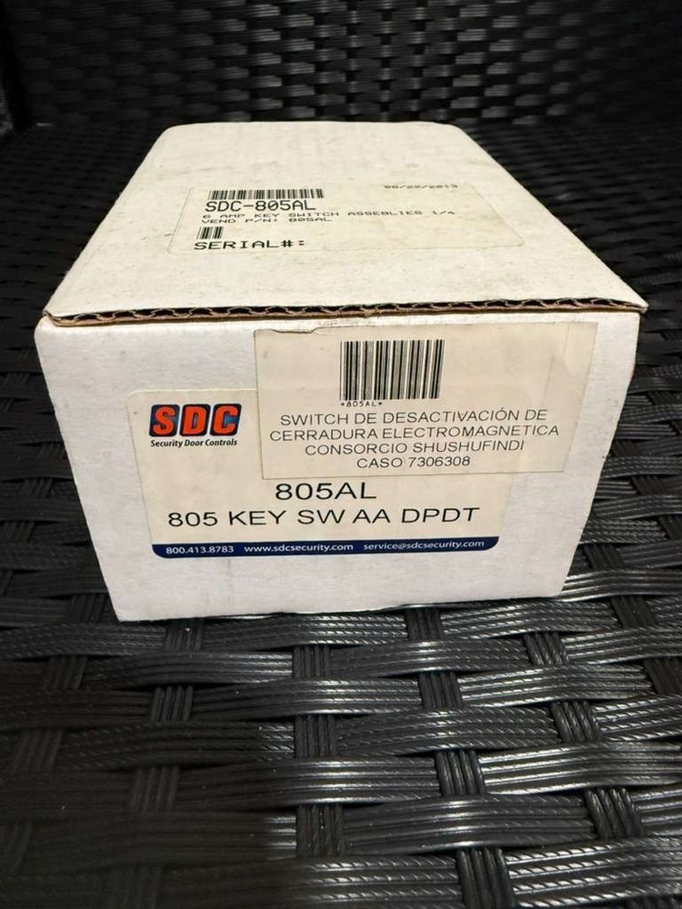 SDC 805AL Single Gang Key Switch, DPDT