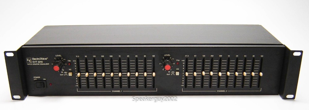 EV Tapco EVT2210 / 10 Band 2-Channel Equalizer / 0280080