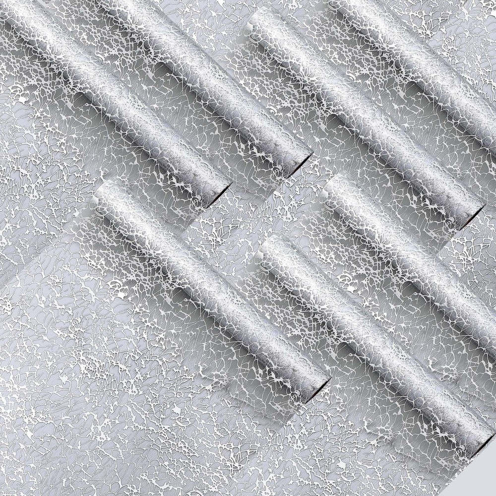 12 Pieces Silver Table Runner 12 x 85 Inch Sequin Glitter Table Runner Roll M...