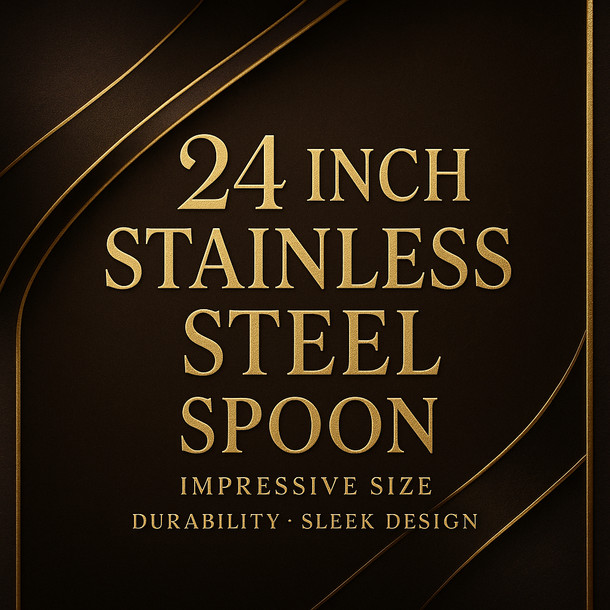 LD Carlson 24 Inch Stainless Steel Spoon