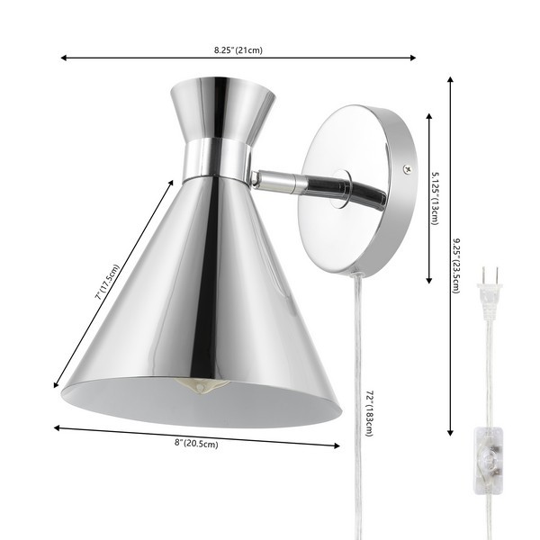 Safavieh JORDIE 8.25" WALL SCONCE, Reduced Price 2172770756 SCN4143C