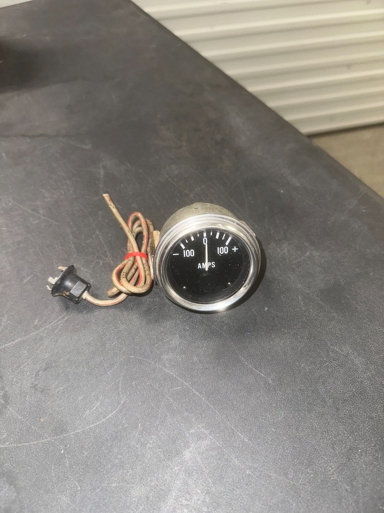 100-100 Amp Car Gauge 2" Analog Panel Meter - Vintage or Custom Dash