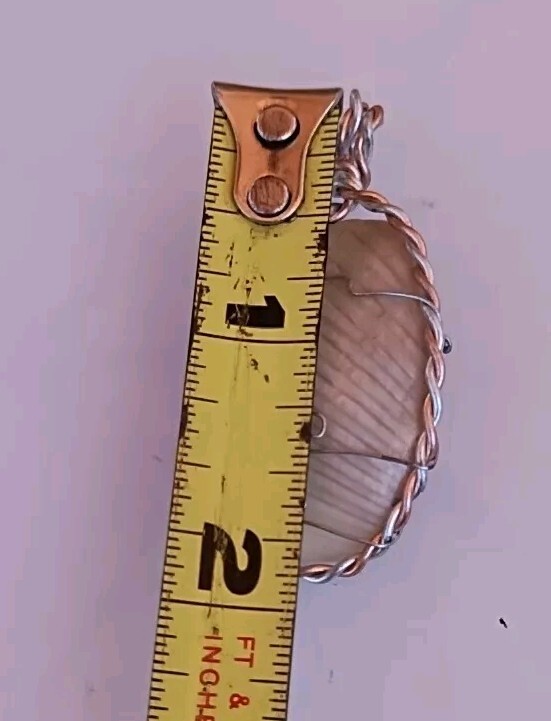 Wire Wrapped Shell Pendant